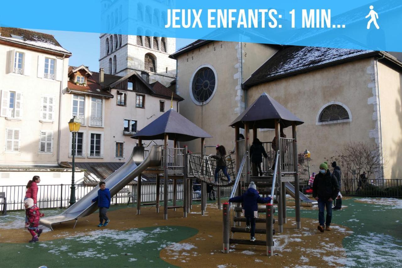 Le Carnot - Mycosyapart, Duplex Coeur De Ville Et Lac, Climatise Annecy Eksteriør billede